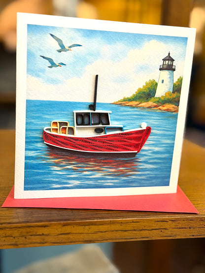 Quilling Cards for Maine-- in 6 designs