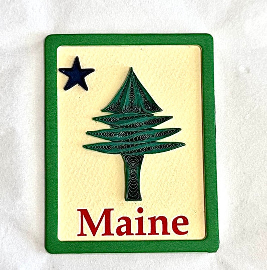 Quilling Magnets of Maine, rectangle-style, in 6 designs