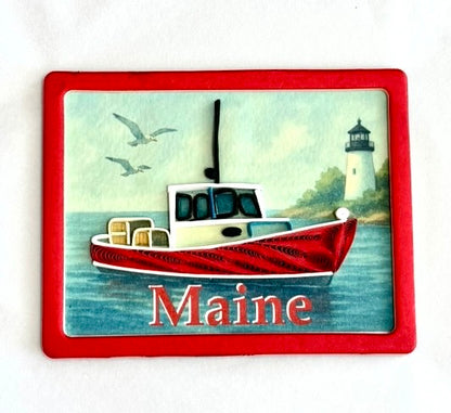 Quilling Magnets of Maine, rectangle-style, in 6 designs