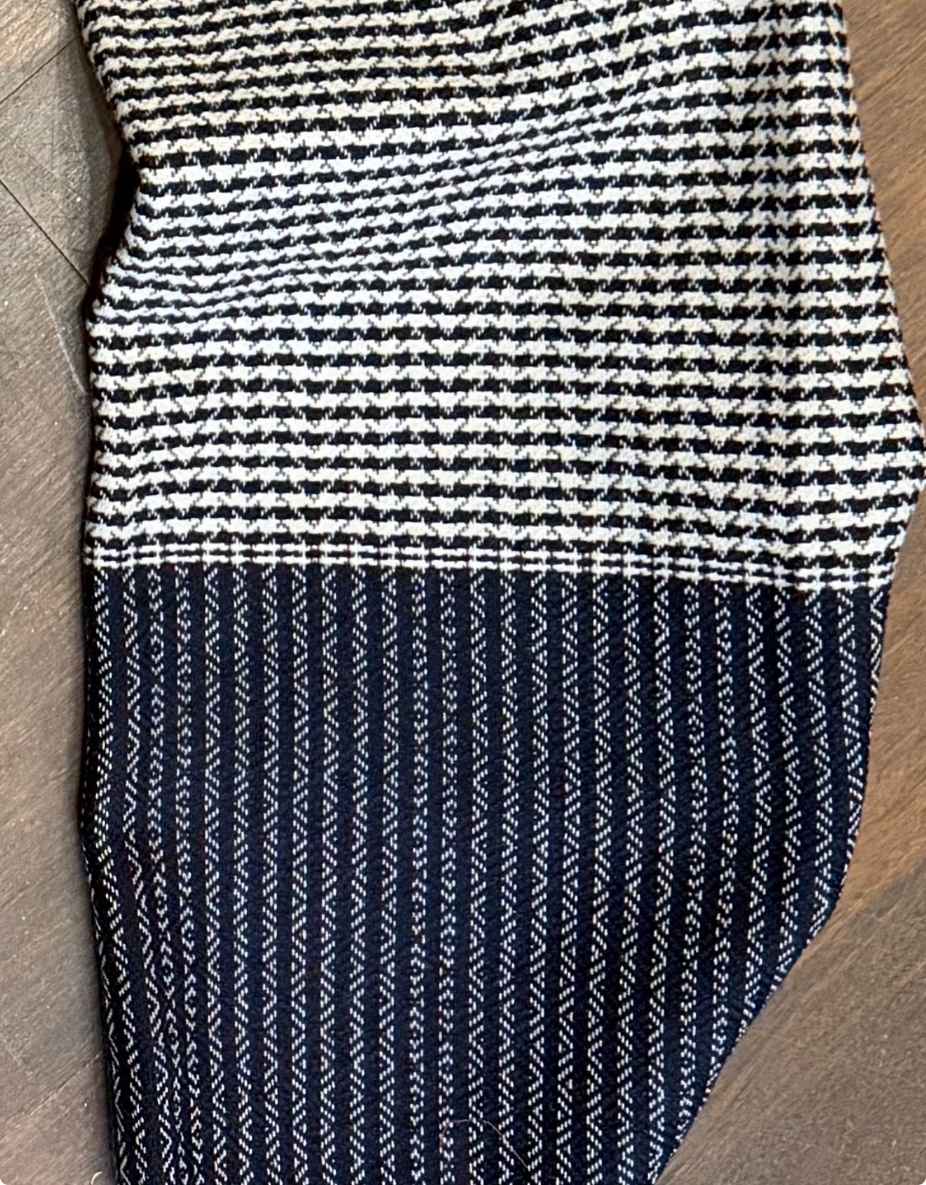 Handwoven Cotton Scarves in "Houndstooth" pattern, from Cambodia