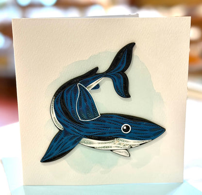 Quilling- "Shark" Card and Magnet