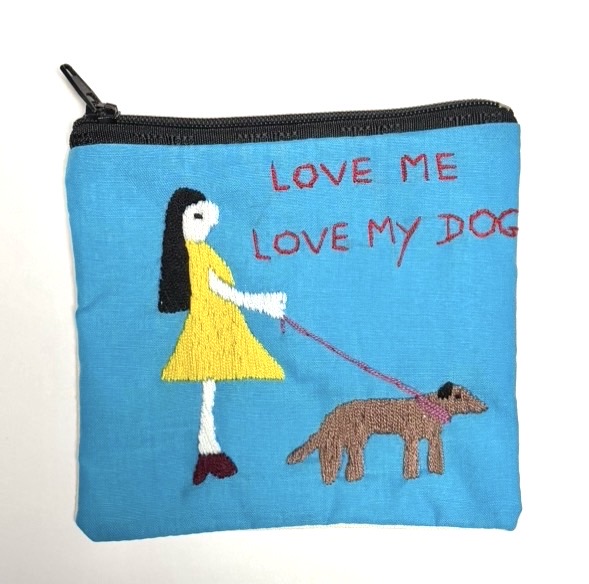 "Chalee" Hand Embroidered Pouches by Hmong Youth in Laos