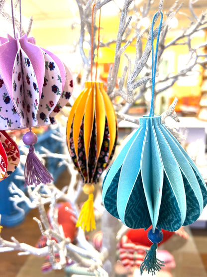 "Merry Mekong" Christmas Ornaments, handmade in Vietnam