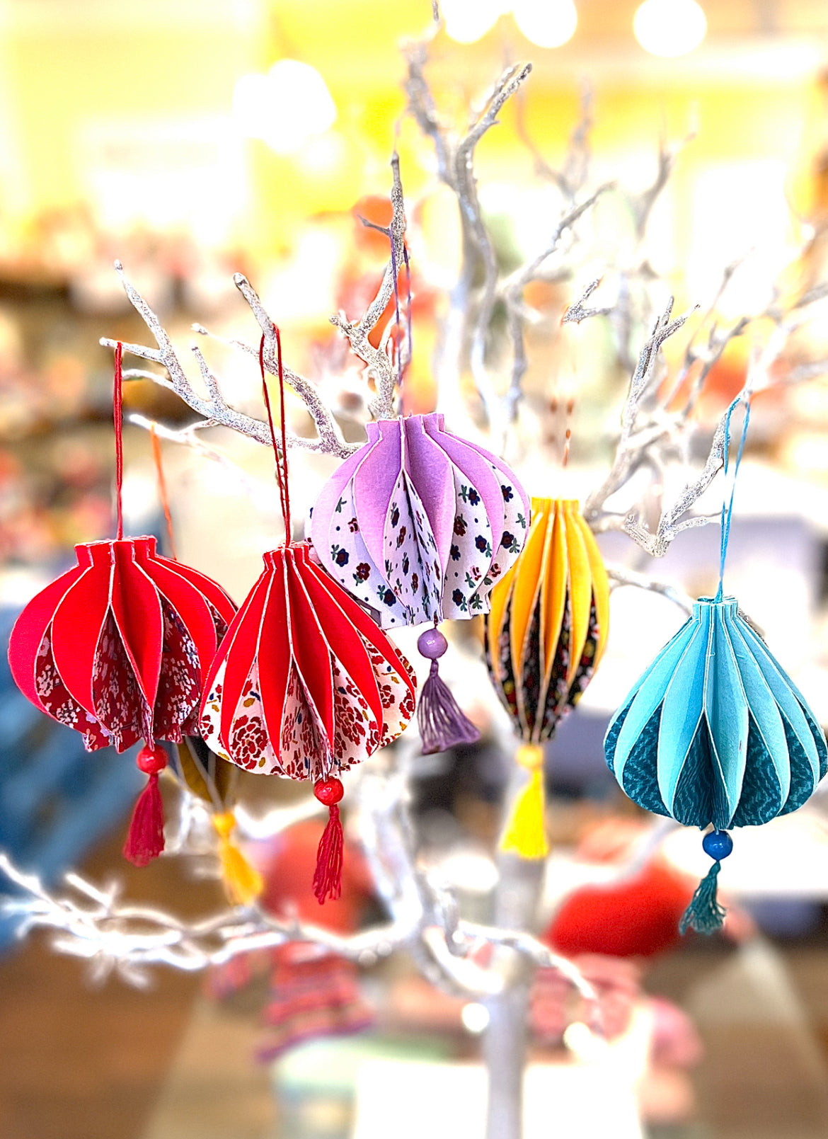 "Merry Mekong" Christmas Ornaments, handmade in Vietnam