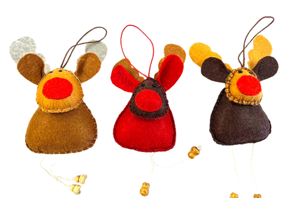 "Merry Mekong" Christmas Ornaments, handmade in Vietnam
