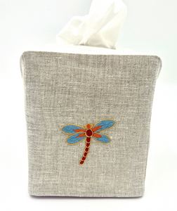 Hand Embroidered Tissue Box Covers