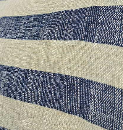 "Simone" Striped Lightweight Tote, Handwoven Lao Cotton, shoulder totes