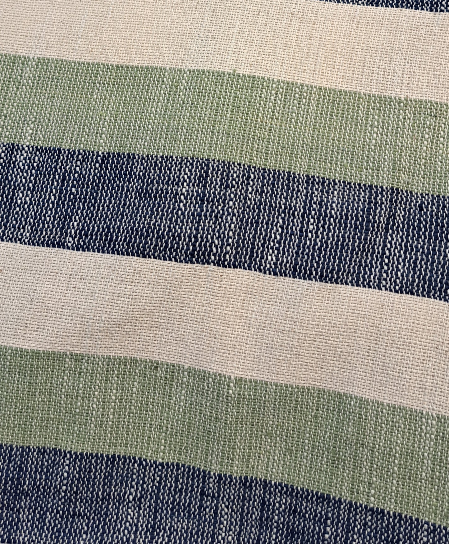 "Simone" Striped Lightweight Tote, Handwoven Lao Cotton, shoulder totes