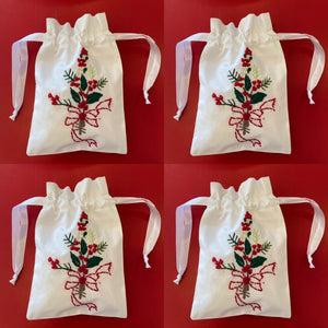 Holiday Drawstring Pouches