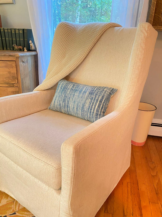 "Shoreline" Pillow Covers, lumbar size (12" x 20")