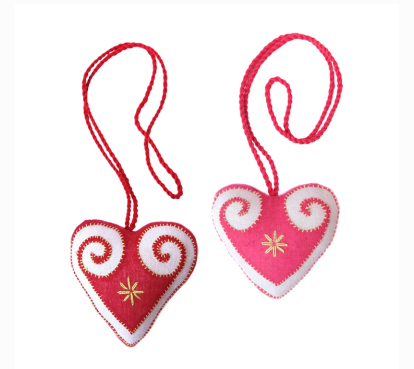 Heart Ornaments by the Hmong