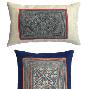 "Galerie" Vintage Hmong Pillow Covers