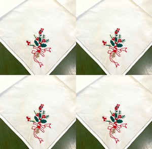 Holiday Cotton Napkins 17" x 17"