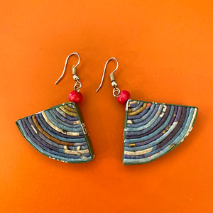 Recycled Paper Earrings from the Lao Disabled Women's Center