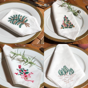 Holiday Cotton Napkins 17" x 17"