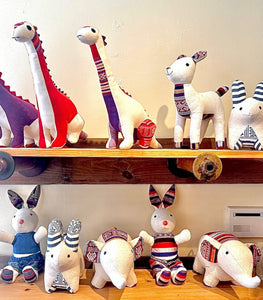 "Animal House" Stuffed Animals from the "White Thai" of the Vietnam Highlands