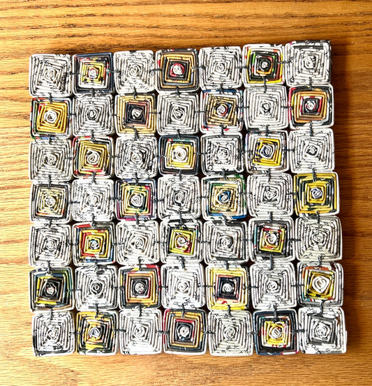 Recycled Paper Trivets (Hot Plate) from the Lao Disabled Women's Center