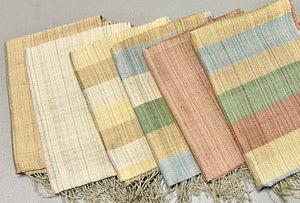 “Kennebunk” Group Handwoven Silk Scarves (in pastels)