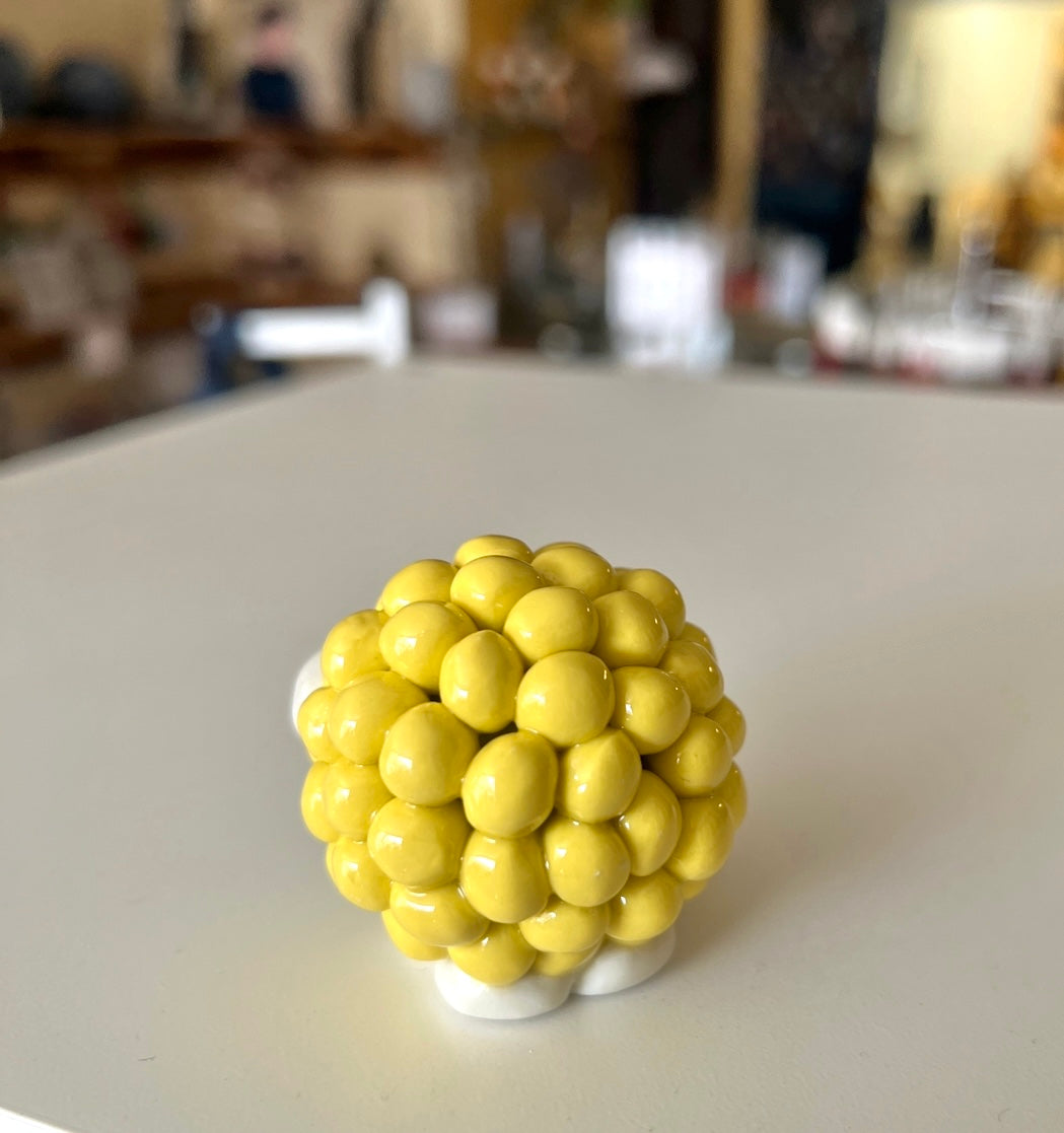 Hand-painted Ceramic Sheep Paperweights, from Bat Trang, Vietnam