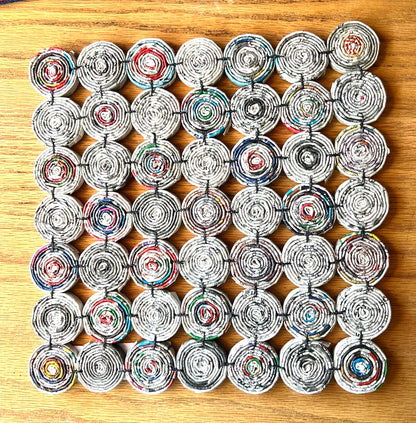 Recycled Paper Trivets (Hot Plate) from the Lao Disabled Women's Center