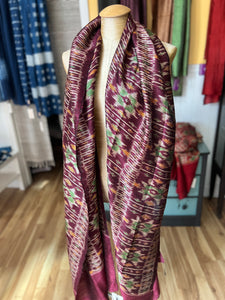 SPECIAL EDITION Silk ikat wraps from master weavers in Sam Neua, Laos