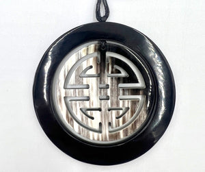 Water Buffalo Horn Pendant Necklace